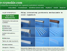 Tablet Screenshot of e-rzymskie.com